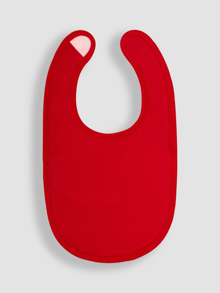 JoJo Maman Bébé Santa Bib - Bild 2 von 3 JoJo Maman Bébé Santa Bib - Bild 2 von 3