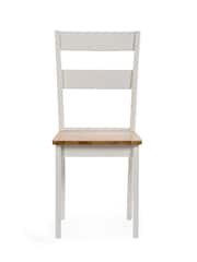 Julian Bowen Set of 2 Natural Linwood Dining Chairs - Image 3 of 6