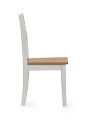 Julian Bowen Set of 2 Natural Linwood Dining Chairs - Image 4 of 6