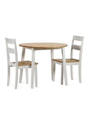 Julian Bowen Set of 2 Natural Linwood Dining Chairs - Image 5 of 6
