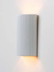 Houseof. White Ceramic Pillar Outdoor Wall Light - Image 3 of 4