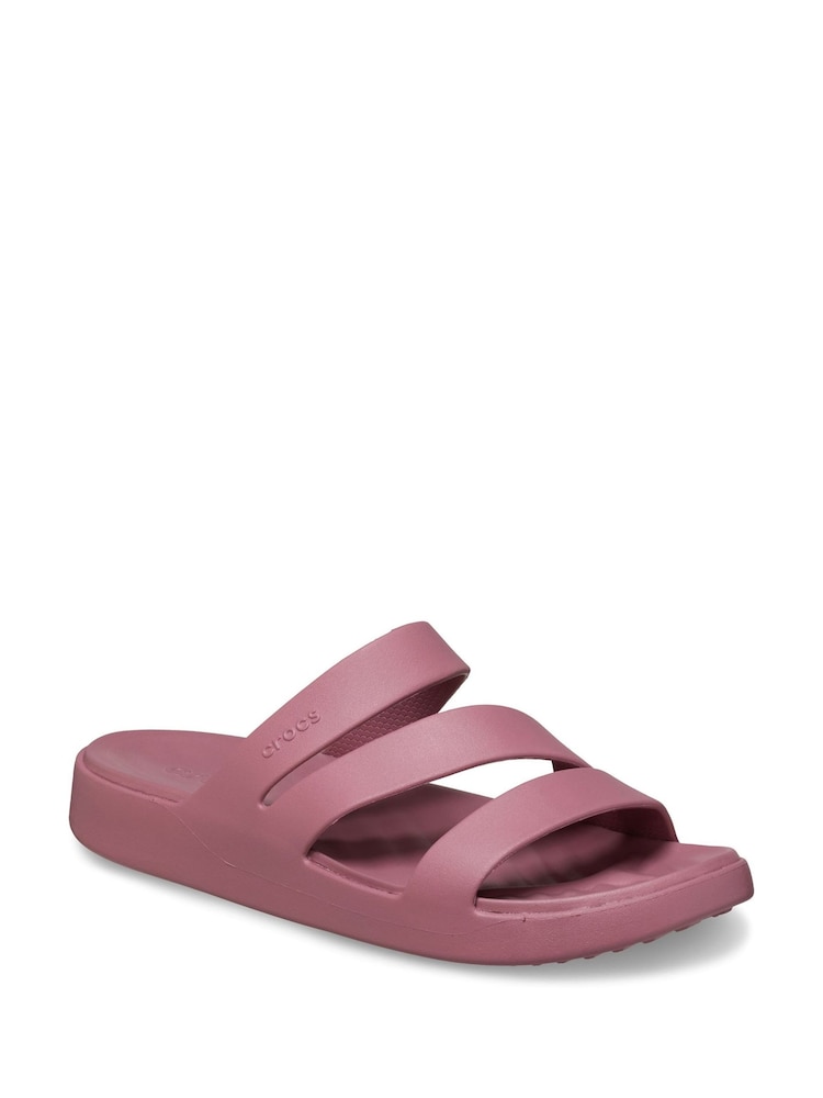 Crocs Pink Getaway Strappy Sandals - Image 1 of 5