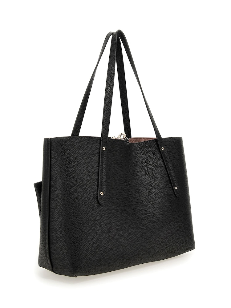 GUESS Black Eco Brenton Tote Bag - Image 2 of 5