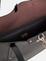 GUESS Black Eco Brenton Tote Bag - Image 3 of 5
