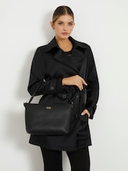 GUESS Black Eco Brenton Tote Bag - Image 5 of 5