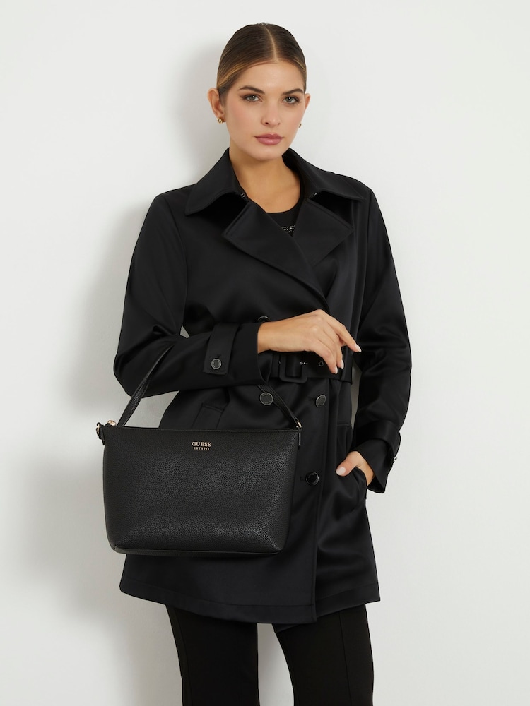 GUESS Black Eco Brenton Tote Bag - Image 5 of 5