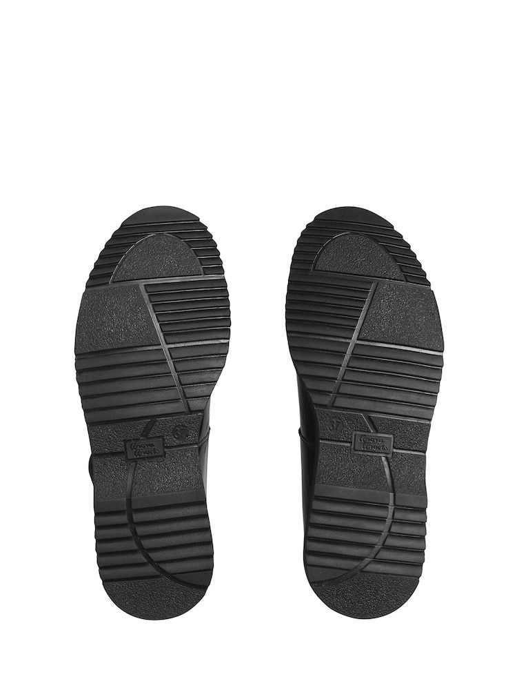 Start Rite Empower Patent Chunky Sole Mary Jane School Black Shoes - Image 6 of 6
