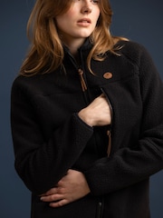 Trespass Quake Fleece Black Jacket - Image 1 of 4