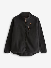 Trespass Quake Fleece Black Jacket - Image 4 of 4