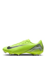 Nike Volt/Black Adults Zoom Mercurial Vapor 16 Academy Multi Ground Football Boots - Image 2 of 11