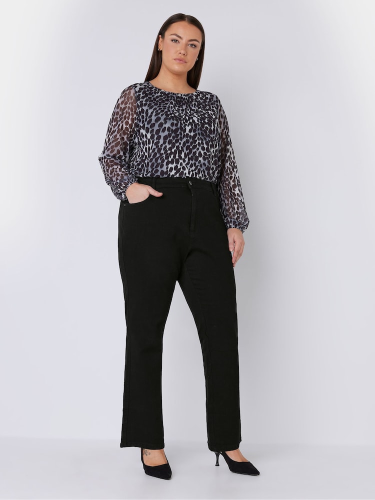 Evans Curve Fit Straight Jeans - Image 2 of 4