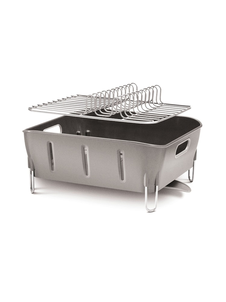 simplehuman Brushed Steel Compact Dishrack - Image 5 of 5