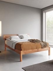 Get Laid Beds Cinnamon Tan The Deco Solid Wood Bed - Image 1 of 2