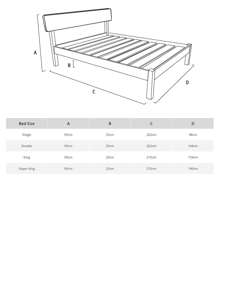 Get Laid Beds Cinnamon Tan The Deco Solid Wood Bed - Image 2 of 2