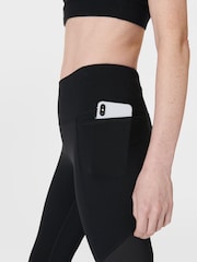 Sweaty Betty Black Full Length Aerial Core Workout Leggings - Image 5 of 10