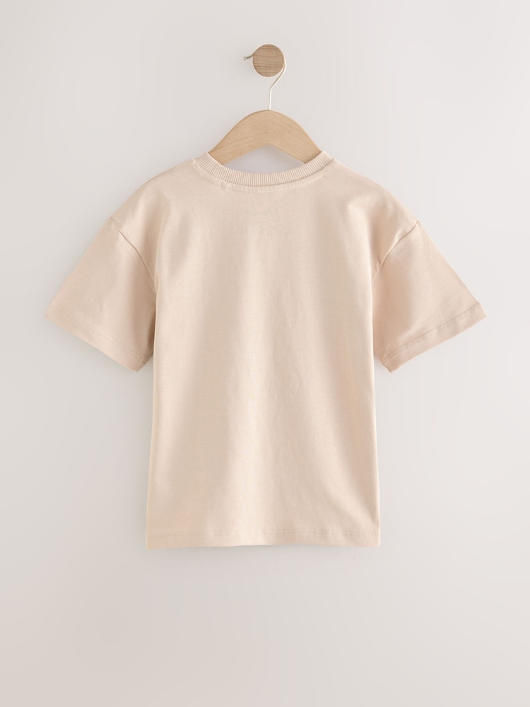 Песок с отделкой - Band T-Shirt (3-16yrs) - Image 2 of 4