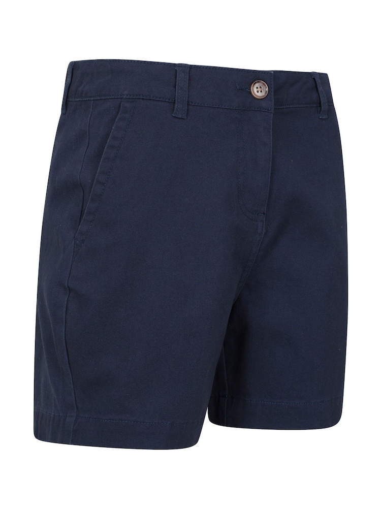Mountain Warehouse Blue Womens Bay Chino Shorts - Image 3 of 4