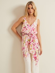 Phase Eight Cream Floral Ethel Jumpsuit - Image 4 of 6