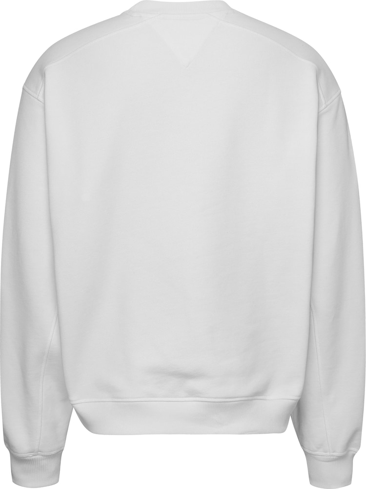 Tommy Jeans Black Regular Classic Logo 100% Cottton Sweatshirt - Image 2 of 3