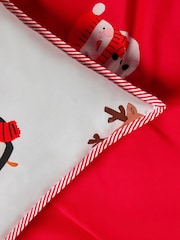 Red Santa Christmas Duvet Cover and Pillowcase Set - Image 11 of 11