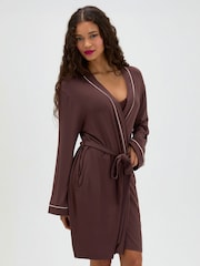 روب قصير مودال بحواف أنبوبية متباينة من Boux Avenue - Image 1 of 5