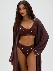 روب قصير مودال بحواف أنبوبية متباينة من Boux Avenue - Image 4 of 5