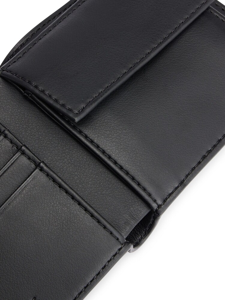 BOSS Black Faux-Leather Wallet With Signature Stripe - Image 4 of 4