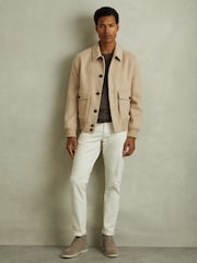 Hell Steinfarben - Reiss Loftus Suede Chukka Boots - Bild 2 von 5