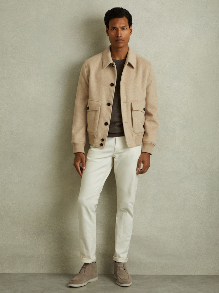 Hell Steinfarben - Reiss Loftus Suede Chukka Boots - Bild 2 von 5