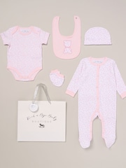 Rock-A-Bye Baby Boutique 100% Cotton 5-Piece Printed Gift Set - Image 1 of 6