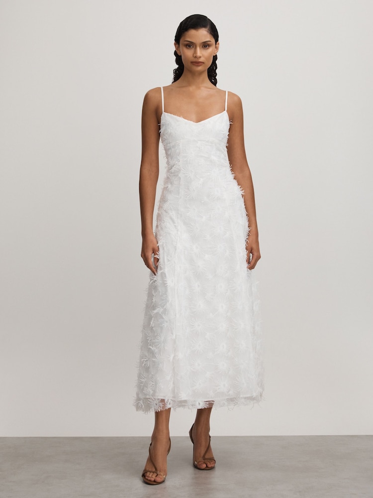Anna Quan Applique Drop Waist Maxi Dress - Image 1 of 5