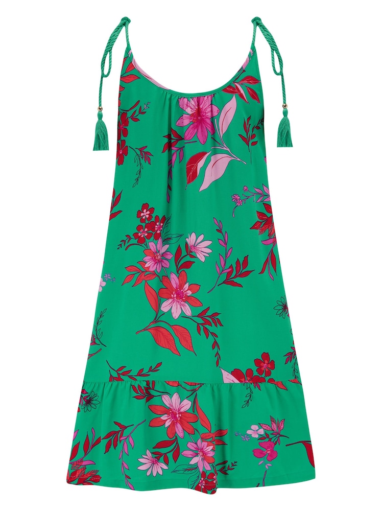 Pour Moi Green Swing Beach Dress - Image 4 of 4