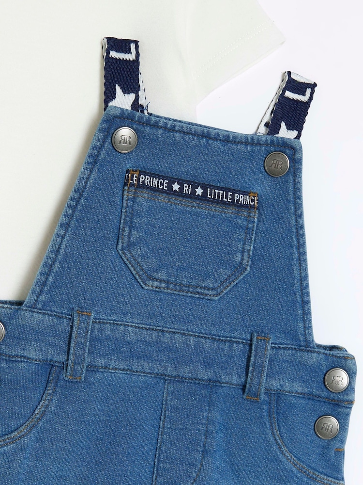 River Island Latzhosen-Set für Babys (Jungen) aus 100 % Baumwolle - Bild 3 von 3