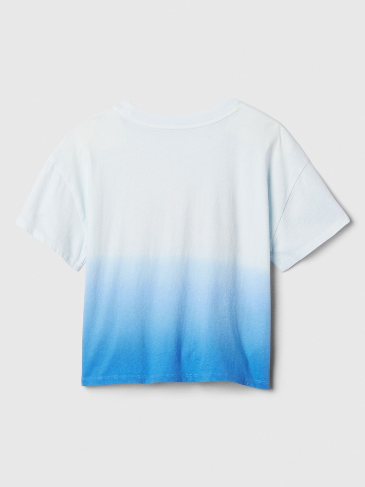 Gap Blue Barbie Graphic Short Sleeve Crew Neck T-Shirt (4-13yrs) - Image 2 of 2 Gap Blue Barbie Graphic Short Sleeve Crew Neck T-Shirt (4-13yrs) - Image 2 of 2
