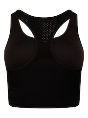 Schwarz - Dare 2b Don't Sweat It II Nahtloser Sport-BH mit mittlerer Stützkraft - Bild 8 von 8