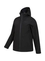 Mountain Warehouse Black Covert Mens Lightweight, Waterproof Outdoor Jacket - Image 4 of 4