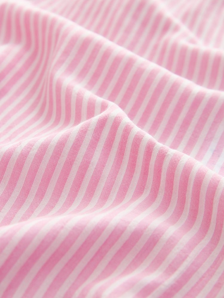Pink Bow Detail Long Sleeve 100% Cotton Pyjamas Set (9mths-16yrs) - Image 8 of 8