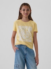 Gap Yellow Graphic Short Sleeve Crew Neck T-Shirt (4-13yrs) - Image 1 of 5