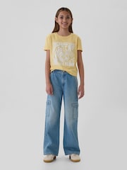 Gap Yellow Graphic Short Sleeve Crew Neck T-Shirt (4-13yrs) - Image 3 of 5