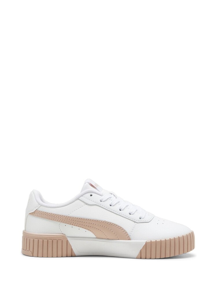 Puma White Womens Carina 2.0 Sneakers - Image 1 of 6