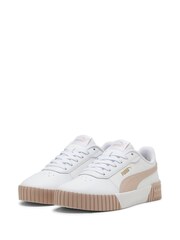 Puma White Womens Carina 2.0 Sneakers - Image 3 of 6