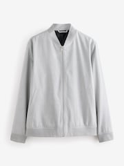 Light Grey Smart Bomber Jacket - Image 5 of 11