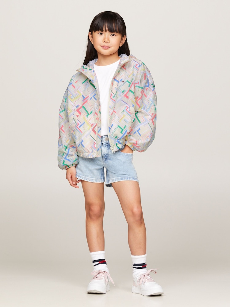 LOGO PRINT WINDBREAKER - Image 2 of 5