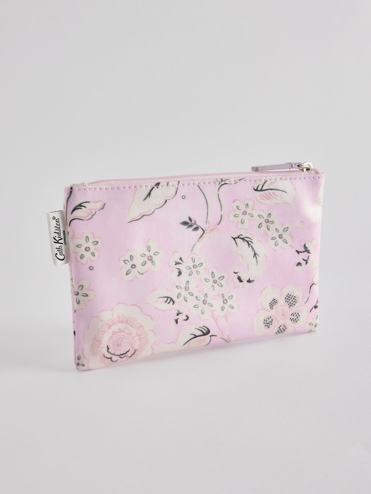 Cath Kidston Pink Floral Zip-Up 100% Cotton Purse - Image 2 of 5