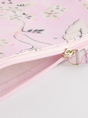 Cath Kidston Pink Floral Zip-Up 100% Cotton Purse - Image 3 of 5