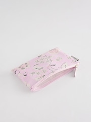 Cath Kidston Pink Floral Zip-Up 100% Cotton Purse - Image 4 of 5