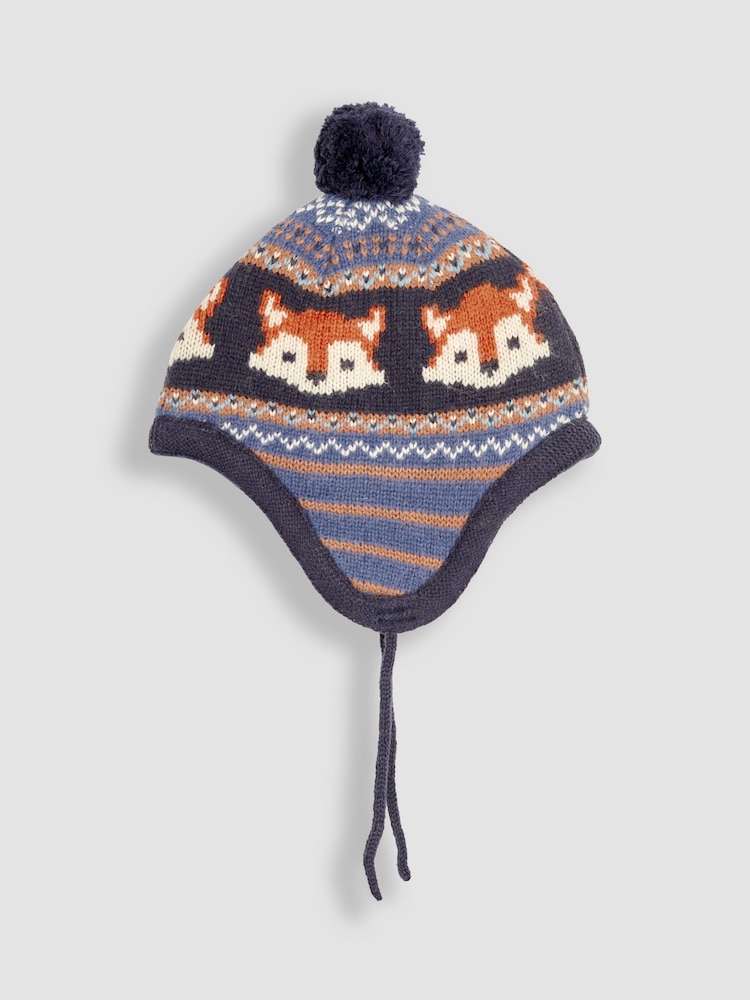 Chapeau JoJo Maman Bébé à motif jacquard - Image 1 de 3