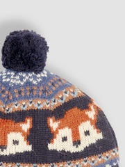 Chapeau JoJo Maman Bébé à motif jacquard - Image 2 de 3