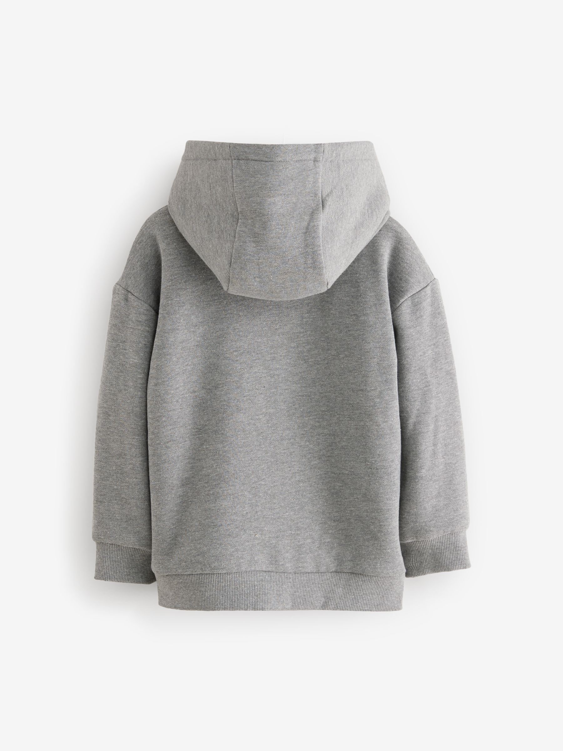 Buy Charcoal Grey Fleece Lined Zip Through Hoodie (3-16yrs) from