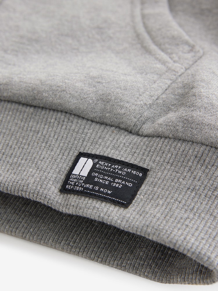 Gris antracita - Sudadera con capucha, cremallera y forro polar (3-16 años) - Imagen 5 de 5 Gris antracita - Sudadera con capucha, cremallera y forro polar (3-16 años) - Imagen 5 de 5